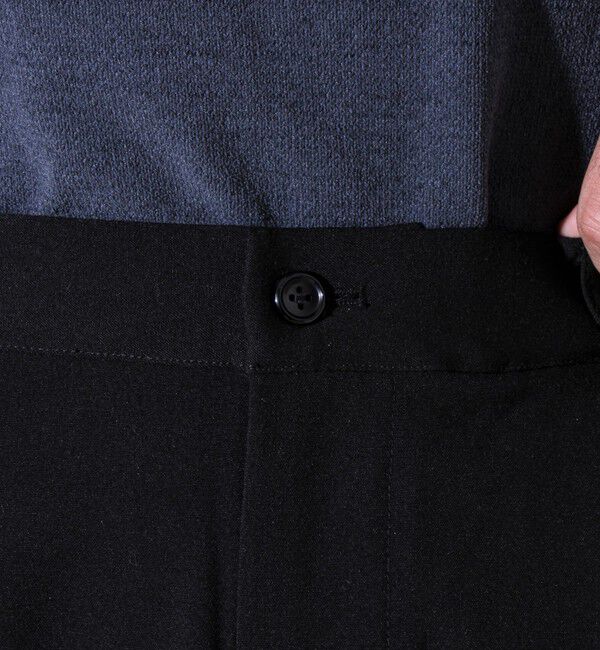 GLOSTER「【セットアップ対応】ウールライクワイドパンツ」|チノ|