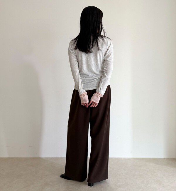 fredy emue「シアーリブレイヤードロンTシャツ」|Tシャツ・カットソー|