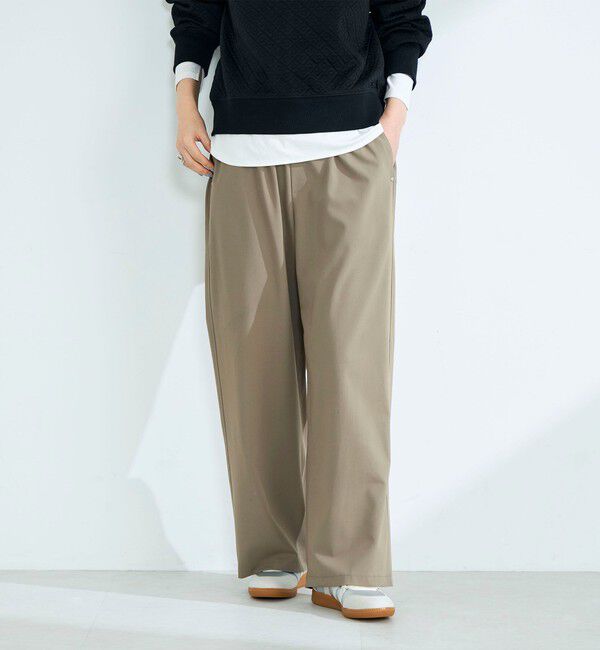 fredy emue「TRイージーセミワイドパンツ」|チノ|