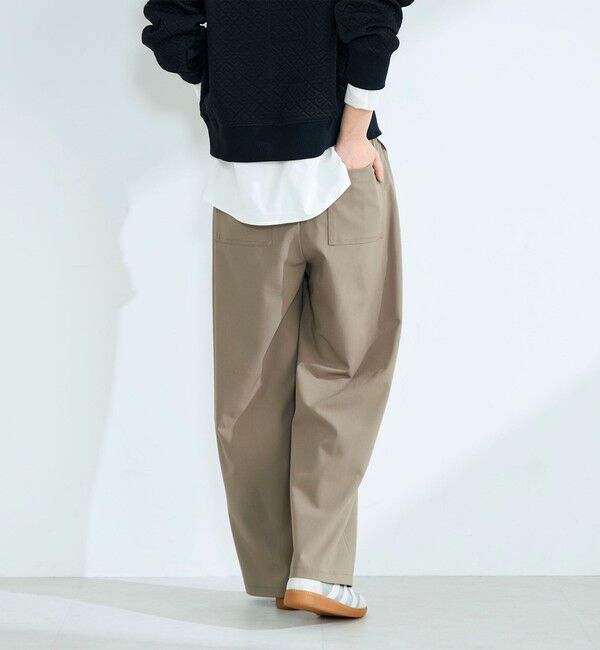 fredy emue「TRイージーセミワイドパンツ」|チノ|