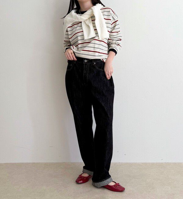 fredy emue「【GEVACO/ゲバコ】ボーダー天竺ベーシックロングスリーブTシャツ」|Tシャツ・カットソー|