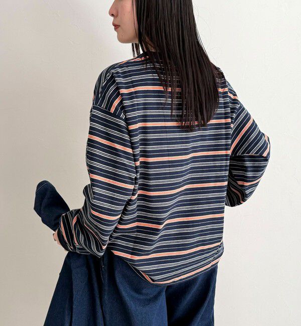 fredy emue「【GEVACO/ゲバコ】ボーダー天竺ベーシックロングスリーブTシャツ」|Tシャツ・カットソー|