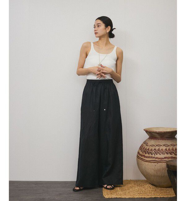 SALON adam et rope'「プリマベールファームリーリブタンクトップ［UVケア・洗える］」|タンクトップ|