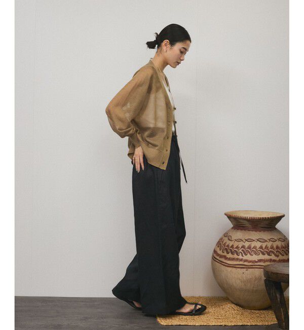 SALON adam et rope'「プリマベールファームリーリブタンクトップ［UVケア・洗える］」|タンクトップ|