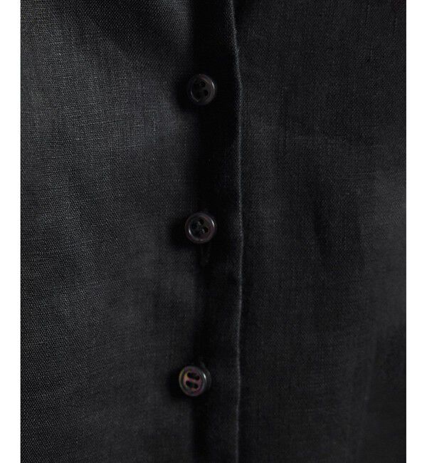 SALON adam et rope'「リネンスキッパーギャザーブラウス［GENTLE LINEN］」|シャツ・ブラウス|