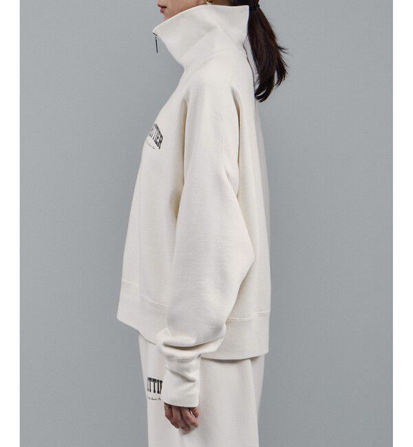 SALON adam et rope'「【WEB限定】ビンテージライクハーフジップスウェット［セットアップ対応］」|スウェット・ジャージ|