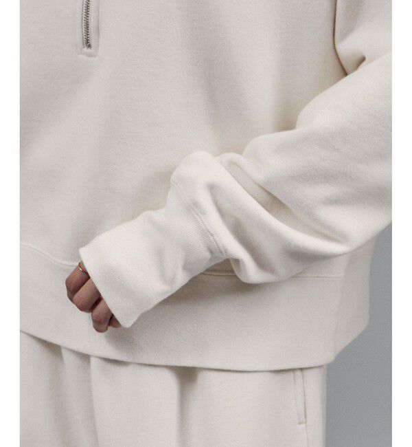 SALON adam et rope'「【WEB限定】ビンテージライクハーフジップスウェット［セットアップ対応］」|スウェット・ジャージ|