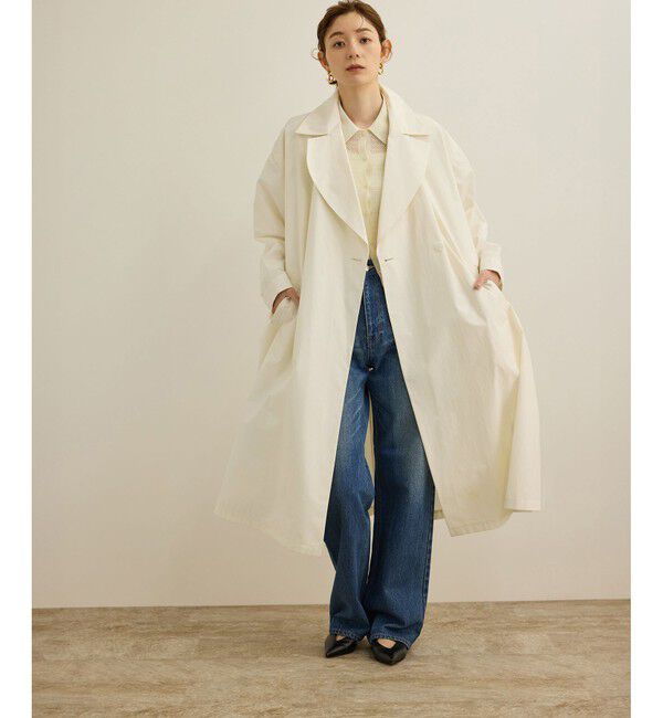 ROPE「【軽量】コットンポプリン スプリングコート」|トレンチコート|