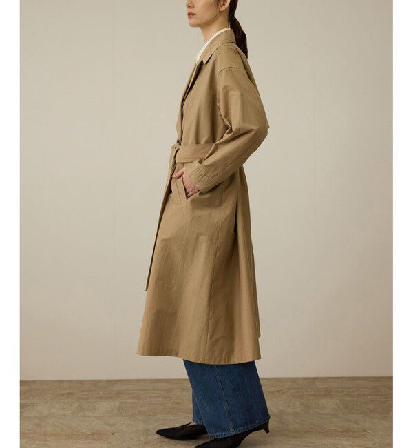 ROPE「【軽量】コットンポプリン スプリングコート」|トレンチコート|