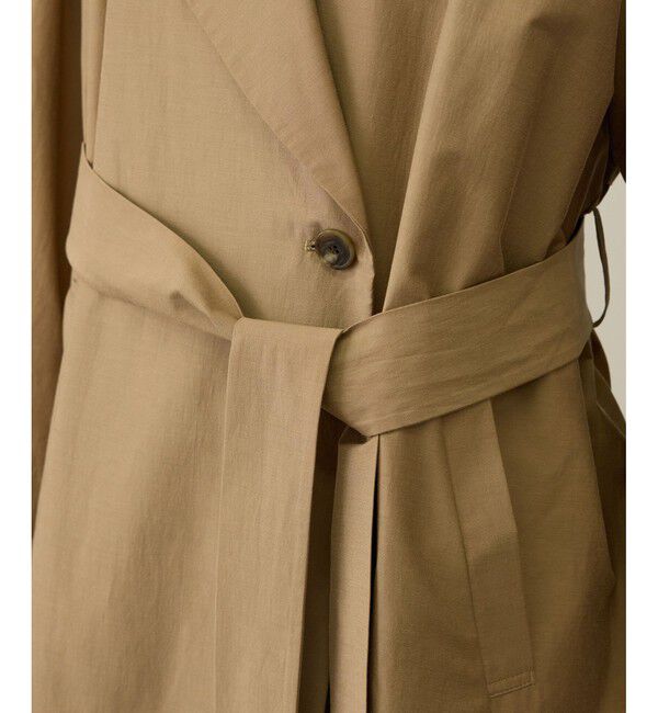 ROPE「【軽量】コットンポプリン スプリングコート」|トレンチコート|