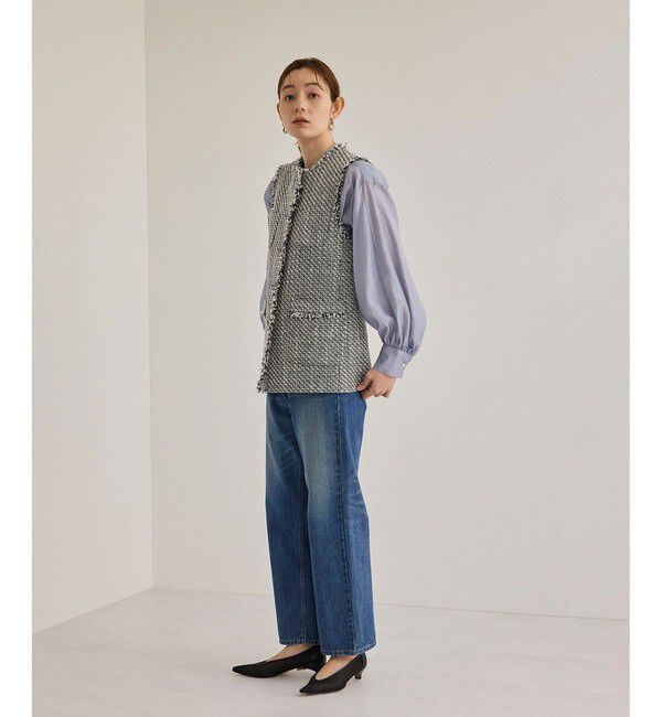 ROPE「ミックスツイードジレベスト」|ベスト・ジレ|