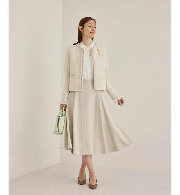 ROPE「【洗える】ダブルヨークギャザーブラウス」|シャツ・ブラウス|