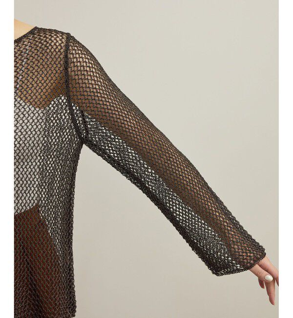 ROPE「ラメコードメッシュプルオーバー/洗える」|その他|