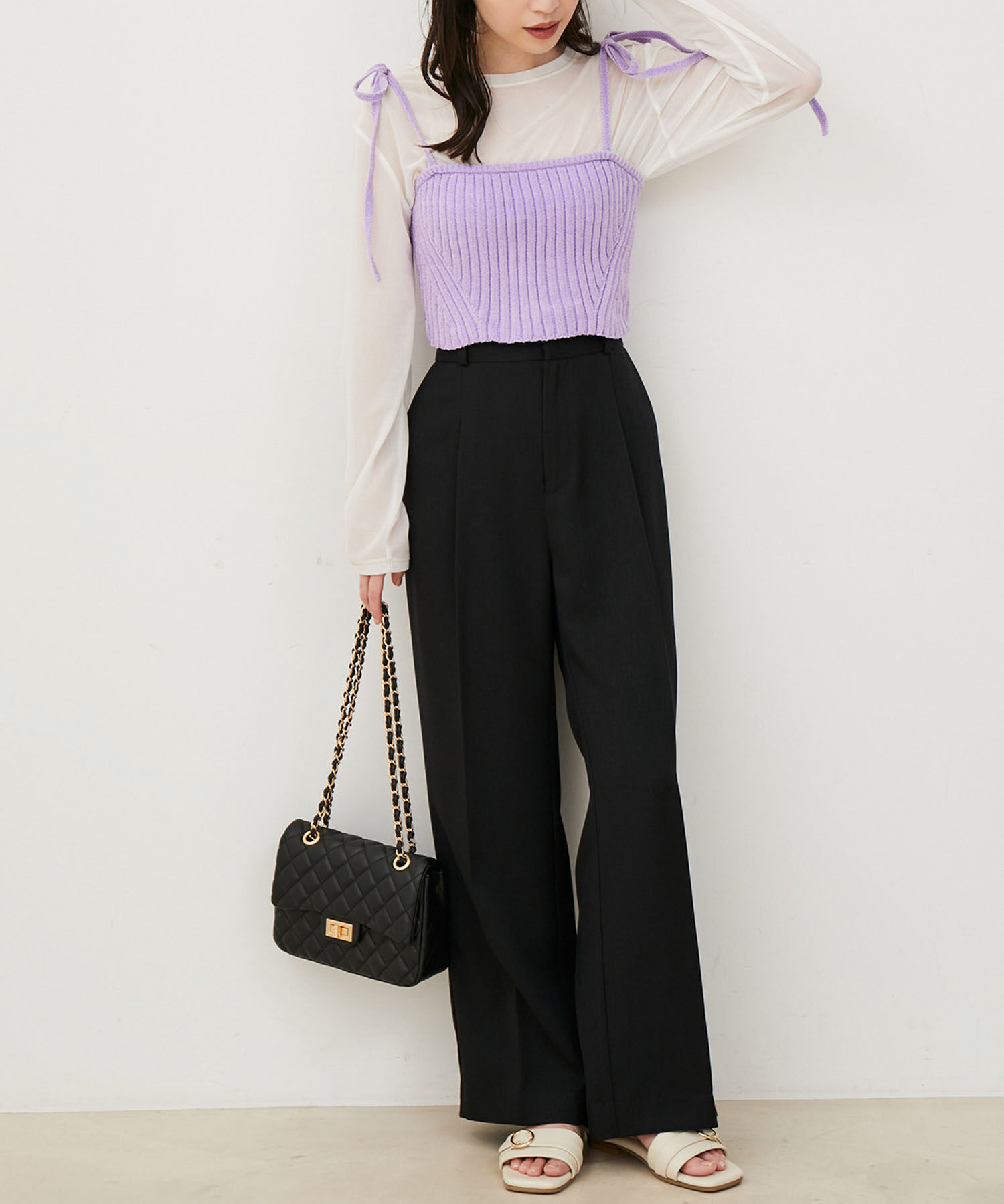 VIS「モールニットビスチェ」|キャミソール|