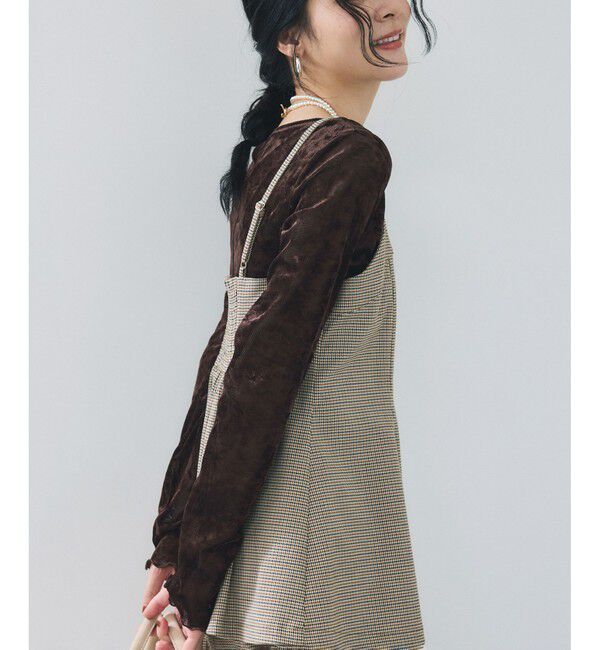 VIS「シアーベロアロングスリーブTシャツ」|Tシャツ・カットソー|