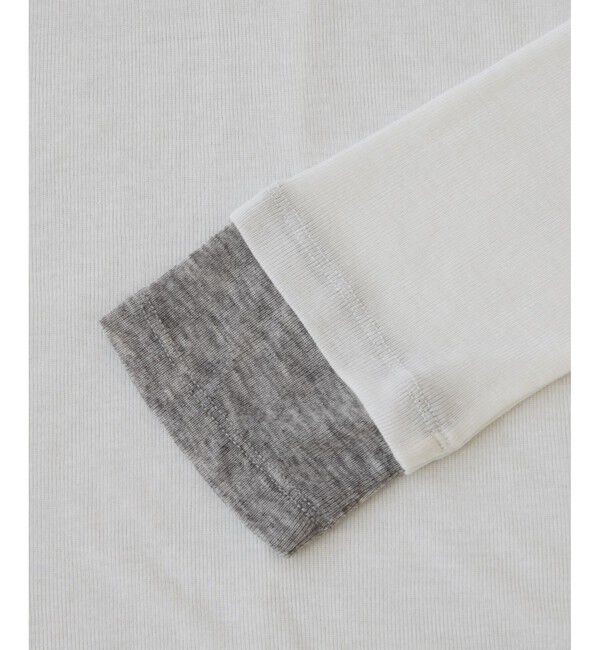 VIS「配色レイヤードシアーロンT」|Tシャツ・カットソー|