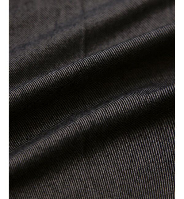 VIS「起毛ウールライク版ベルトディテールタックワイドパンツ」|チノ|