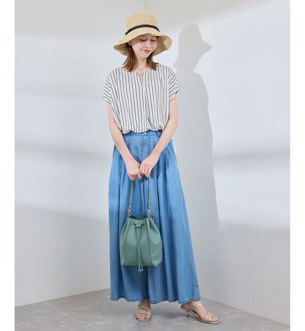 Rope&rsquo;Picnic「カットジョーゼットスキッパートップス」|Tシャツ・カットソー|