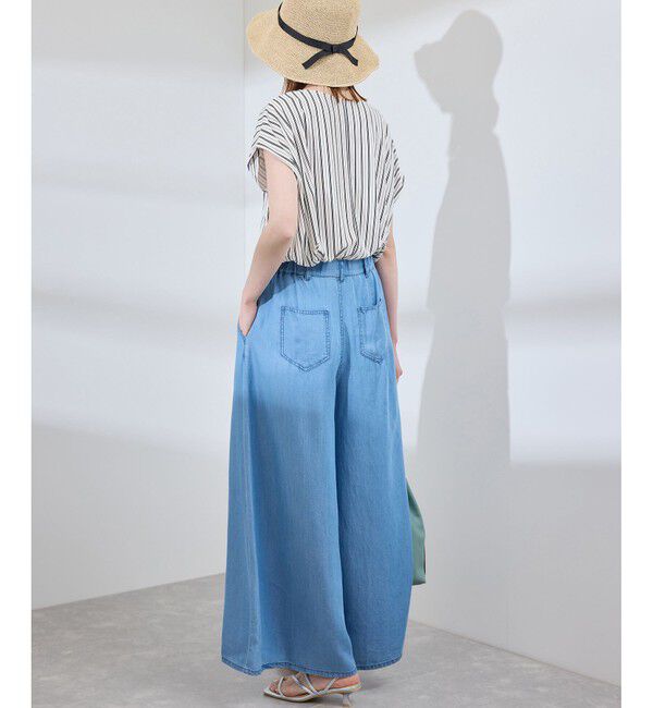 Rope&rsquo;Picnic「カットジョーゼットスキッパートップス」|Tシャツ・カットソー|