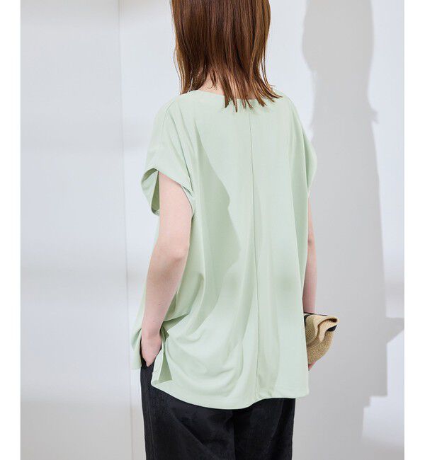 Rope&rsquo;Picnic「カットジョーゼットスキッパートップス」|Tシャツ・カットソー|