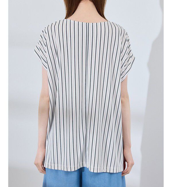 Rope&rsquo;Picnic「カットジョーゼットスキッパートップス」|Tシャツ・カットソー|