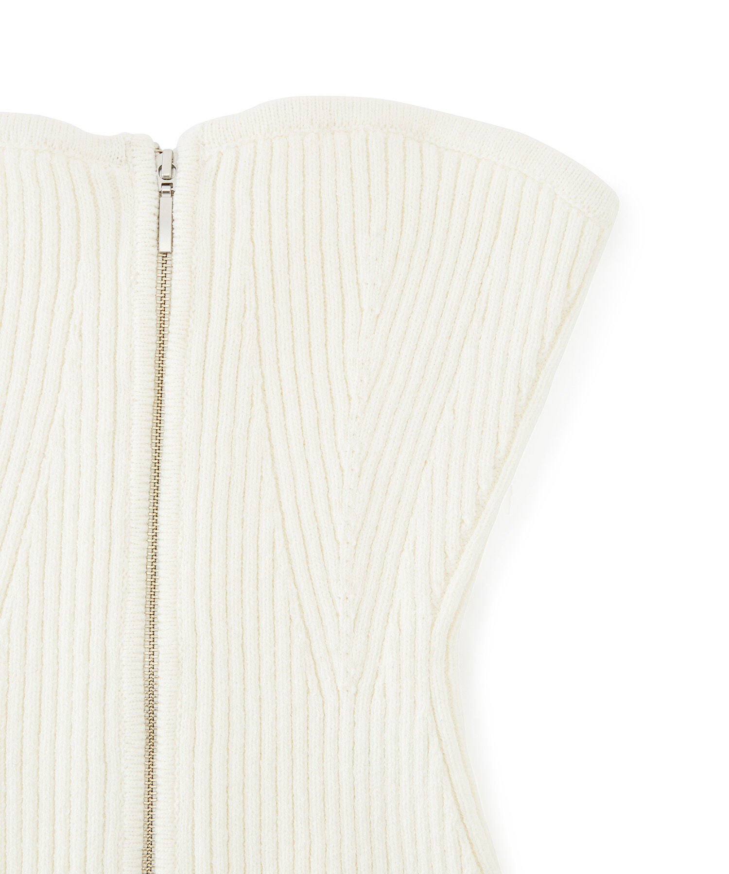 ADAM ET ROPE'「【サステナブル】ウールシルクニットビスチェ」|その他|