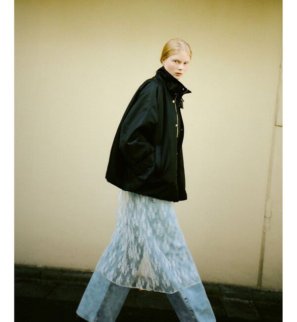 ADAM ET ROPE'「レースコンビロンT」|Tシャツ・カットソー|