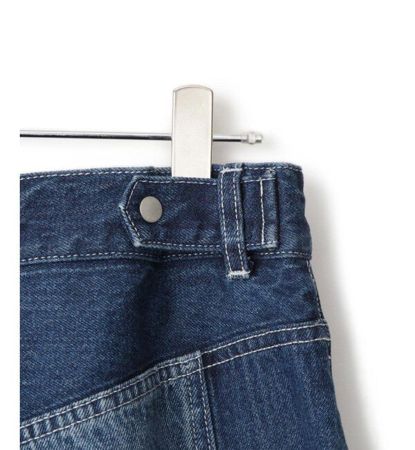 ADAM ET ROPE'「【サステナブル】リメイクライクコントラストデニム」|デニム|