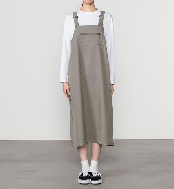 DANTON「DANTON | Aライン サロペットスカート WOMEN」|スカート|