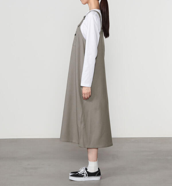 DANTON「DANTON | Aライン サロペットスカート WOMEN」|スカート|