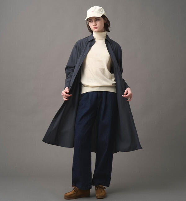 DANTON「DANTON | デニム タックパンツ WOMEN」|チノ|