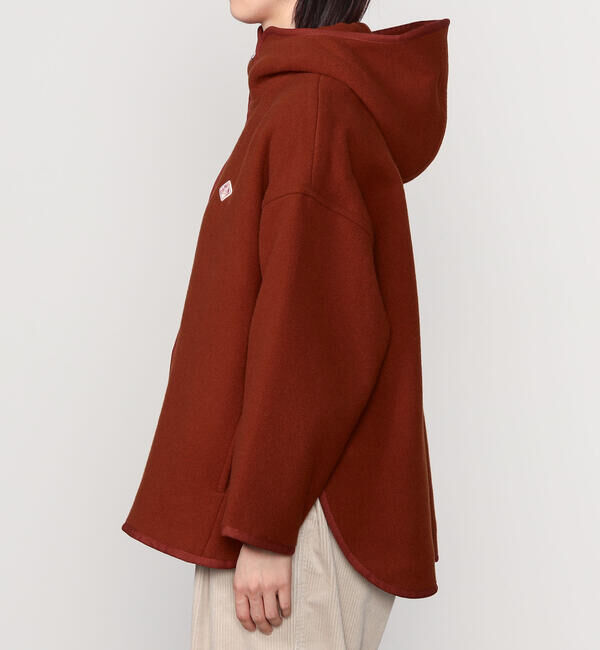 DANTON「DANTON | ウールメルトン フードブルゾン WOMEN」|テーラードジャケット|