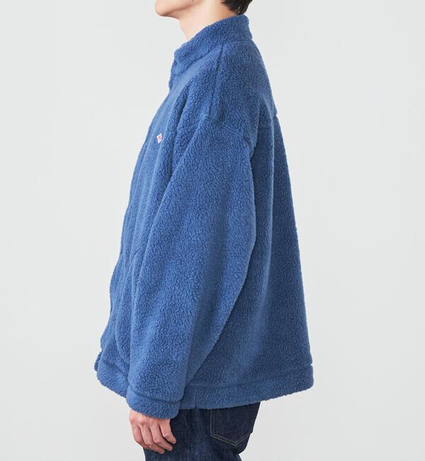 DANTON「DANTON | ダブルフェイスボア スタンドカラージャケット MEN」|ブルゾン・スタジャン|