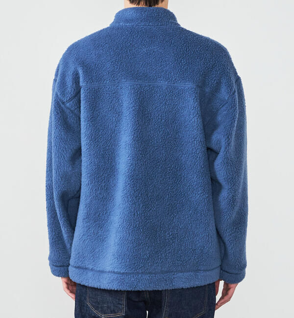 DANTON「DANTON | ダブルフェイスボア スタンドカラージャケット MEN」|ブルゾン・スタジャン|