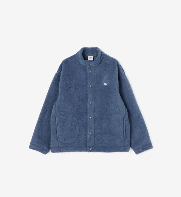 DANTON「DANTON | ダブルフェイスボア スタンドカラージャケット MEN」|ブルゾン・スタジャン|