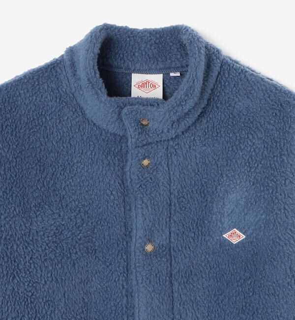 DANTON「DANTON | ダブルフェイスボア スタンドカラージャケット MEN」|ブルゾン・スタジャン|