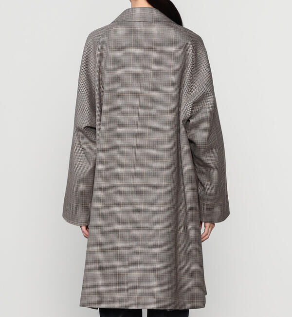 ORCIVAL「ORCIVAL | 〈別注〉ウールチェック バルマカーンコート WOMEN」|ダッフルコート|
