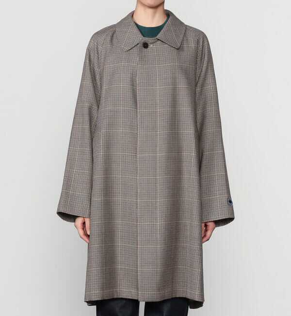 ORCIVAL「ORCIVAL | 〈別注〉ウールチェック バルマカーンコート WOMEN」|ダッフルコート|