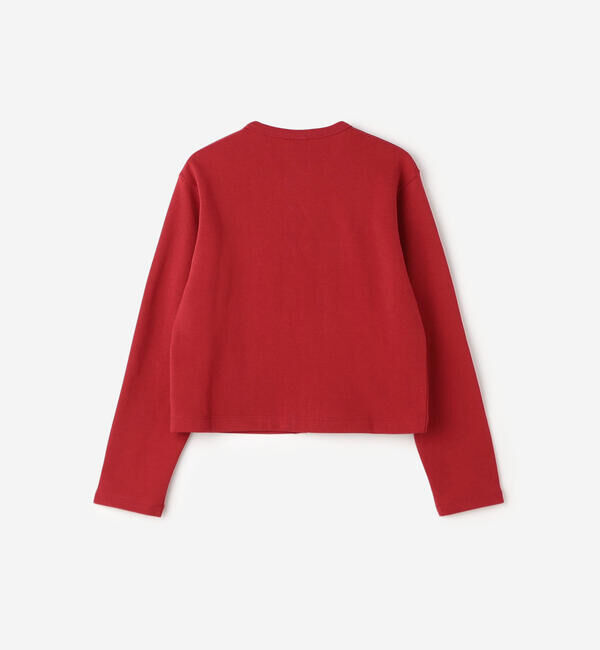 ORCIVAL「ORCIVAL | コットン裏毛 クルーネックカーディガン WOMEN」|カーディガン|