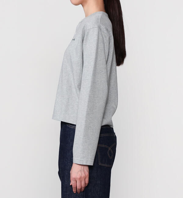 GYMPHLEX「Gymphlex | コットン 長袖ショートカーディガン WOMEN」|カーディガン|