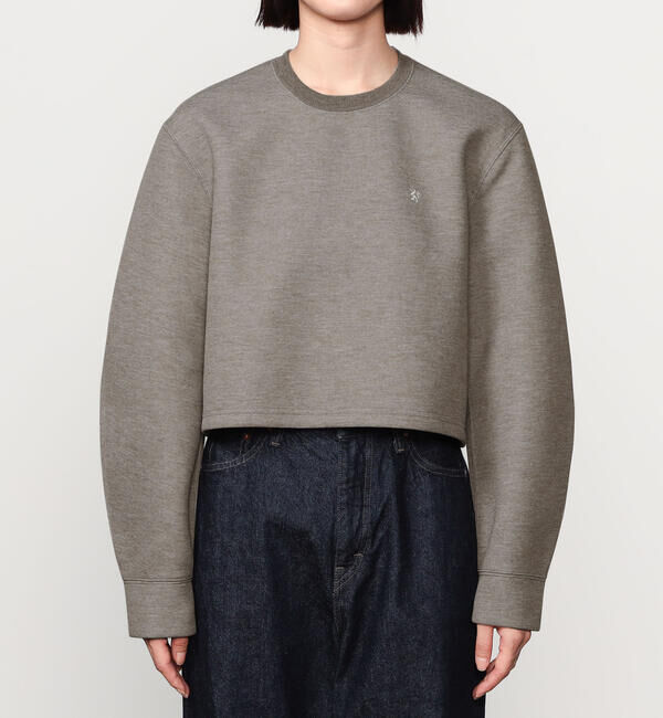 GYMPHLEX「Gymphlex | ダンボールニット クルーネックプルオーバー WOMEN」|スウェット・ジャージ|