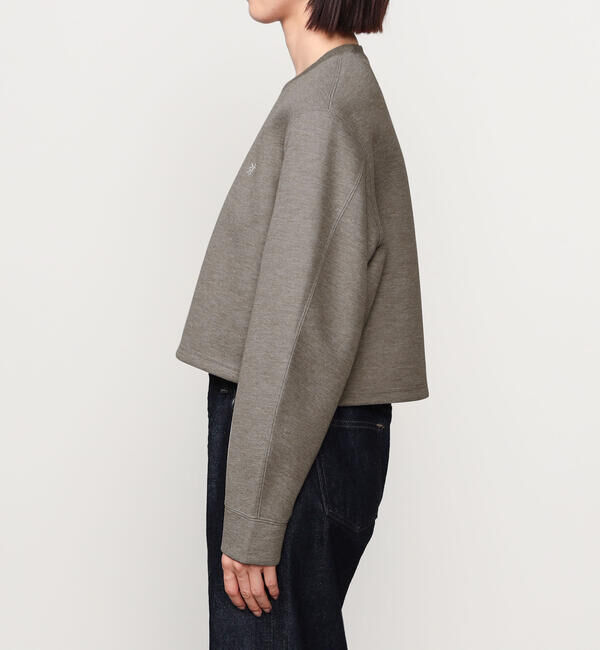 GYMPHLEX「Gymphlex | ダンボールニット クルーネックプルオーバー WOMEN」|スウェット・ジャージ|