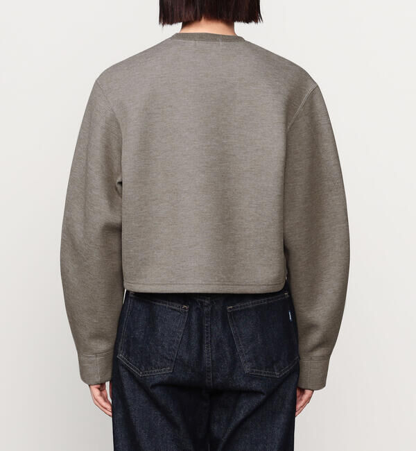 GYMPHLEX「Gymphlex | ダンボールニット クルーネックプルオーバー WOMEN」|スウェット・ジャージ|