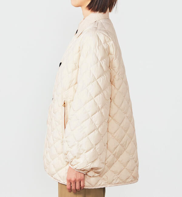 GYMPHLEX「Gymphlex | キルトダウンパフスリーブミドルコート SOLID WOMEN」|ダウン|
