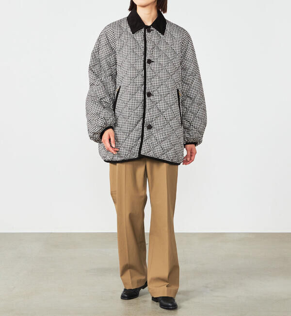 GYMPHLEX「Gymphlex | キルトダウンパフスリーブミドルコート WOMEN」|ダウン|