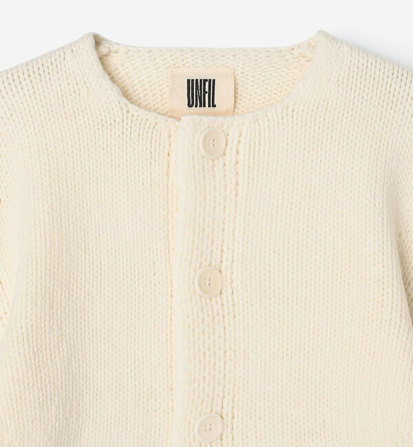 UNFIL「unfil | メリノウール チャンキーニットカーディガン WOMEN」|ニット・セーター|