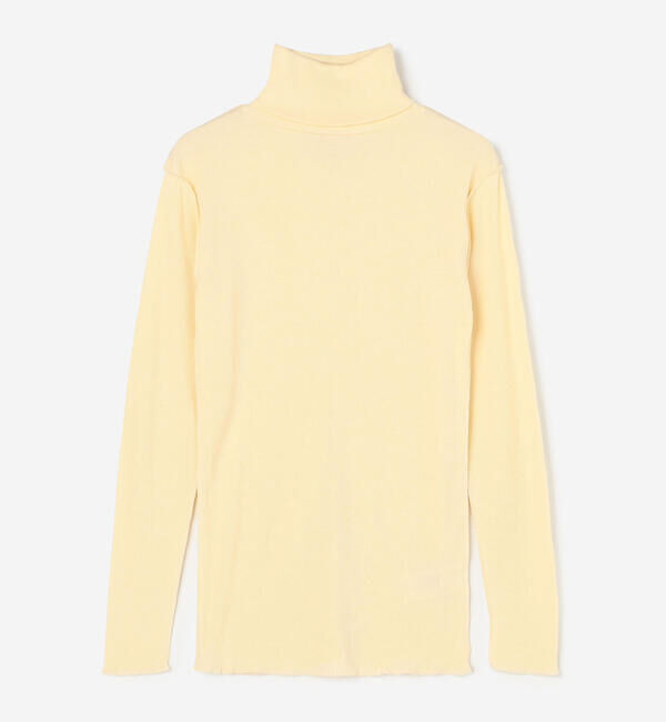  「MEYAME | ソフトリブ タートルネック WOMEN」|Tシャツ・カットソー|CREAM