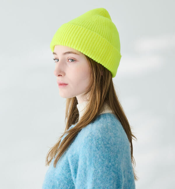  「MACKIE | ウール リブニットビーニー UNISEX」|ニット帽|