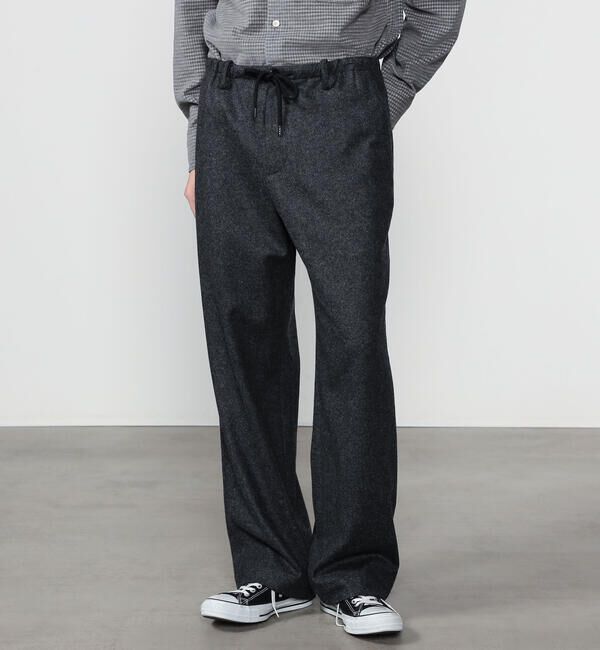 Morris & Sons「MORRIS & SONS | ノープリーツイージーパンツ MEN」|チノ|CHARCOAL