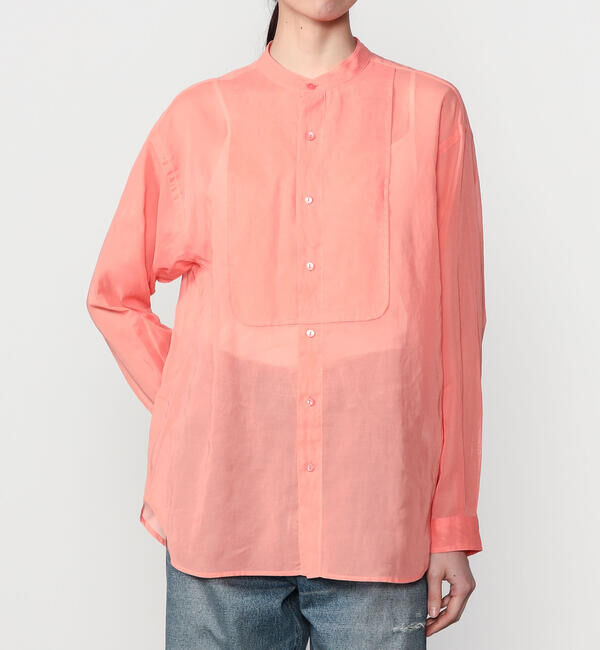 ORCIVAL「ORCIVAL | コットンボイル バンドカラーシャツ WOMEN」|シャツ・ブラウス|